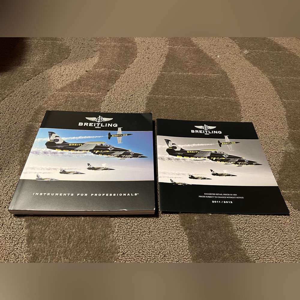 Breitling Chronolog Catalog 2012 Japanese Edition Watches Paperback w/ Pamphlet